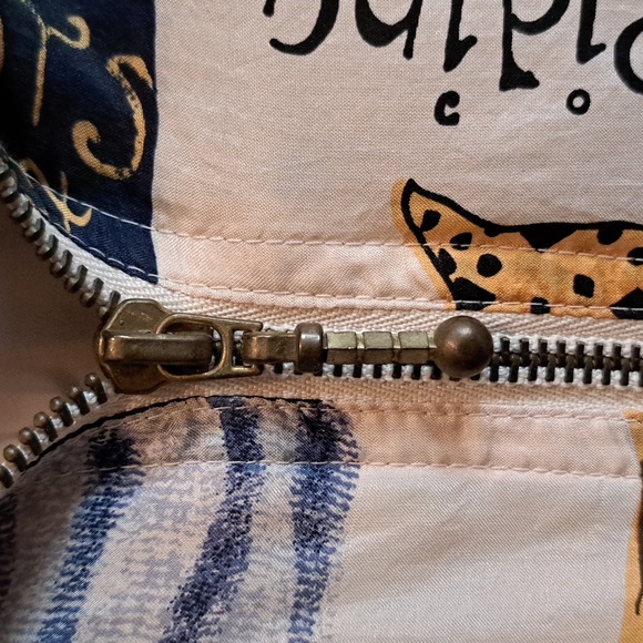 Vintage Abvien XL womens windbreaker jacket cat and dog print - Picture 11 of 12